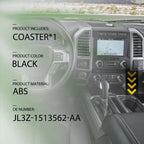 Center Console Cup Holder Insert for Ford F150 Expedition (2017–2021) Black