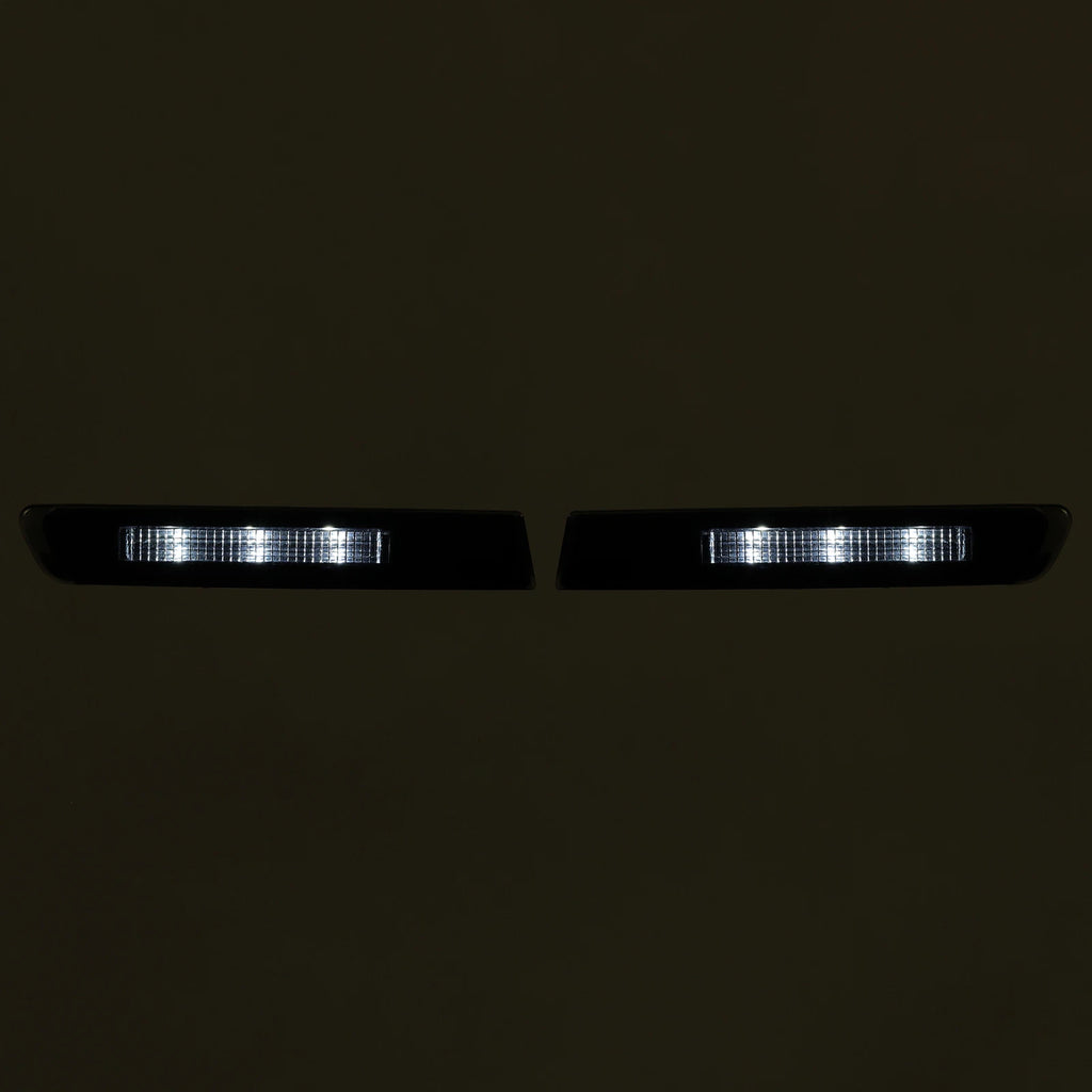 4X LED Smoke Front Rear Side Marker Lights for Acura TL (2004–2008)