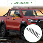 Set of 4 Weatherstrip Window Seal No. 681600K010/681800K010 for Toyota Hilux (2015)