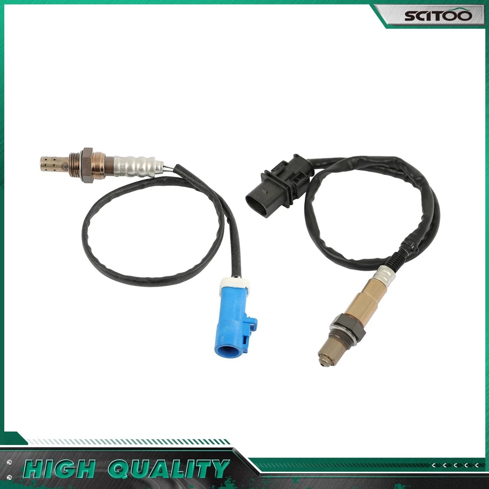 2X Front & Rear Oxygen Sensor for Ford Expedition (2009–2011) 5.4L V8