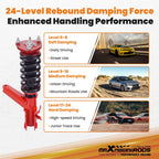 Coilovers 24 Step Damper Adjustable for Honda Civic (2001-2005)