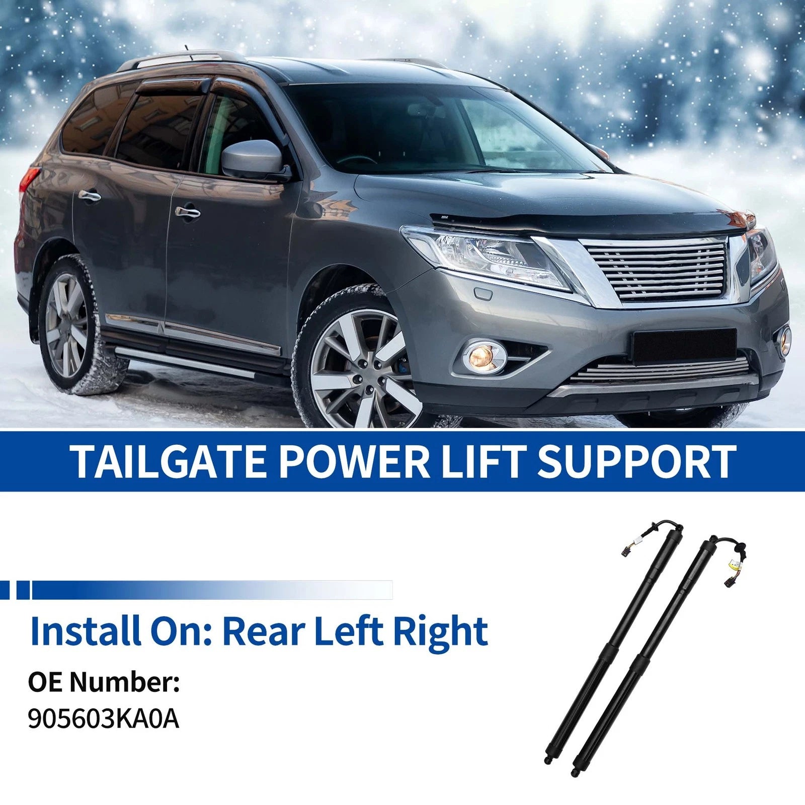 Rear Tailgate Power Lift Support for Nissan Pathfinder (2013–2015) No. 905603KA0A