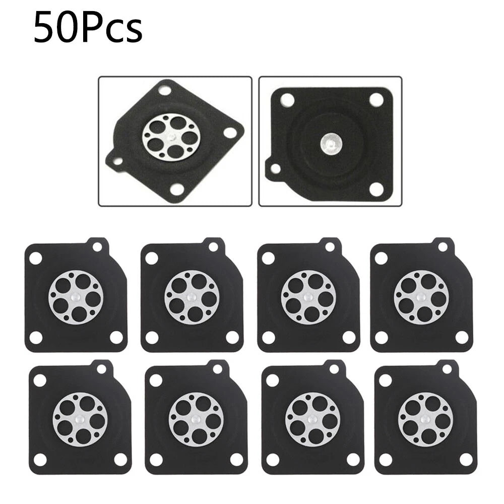 50Pcs Metering Diaphragm for ZAMA C1U Carburetor (Chainsaw Parts)