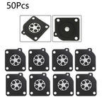 50Pcs Metering Diaphragm for ZAMA C1U Carburetor (Chainsaw Parts)