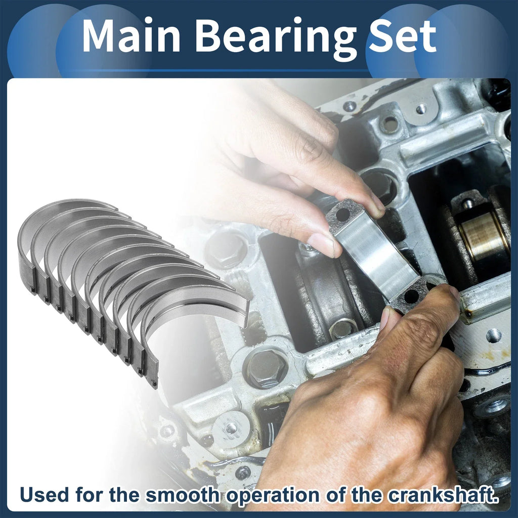 Main Bearing Set for Mercedes-Benz C200 (2003-2014) - 10 Pcs