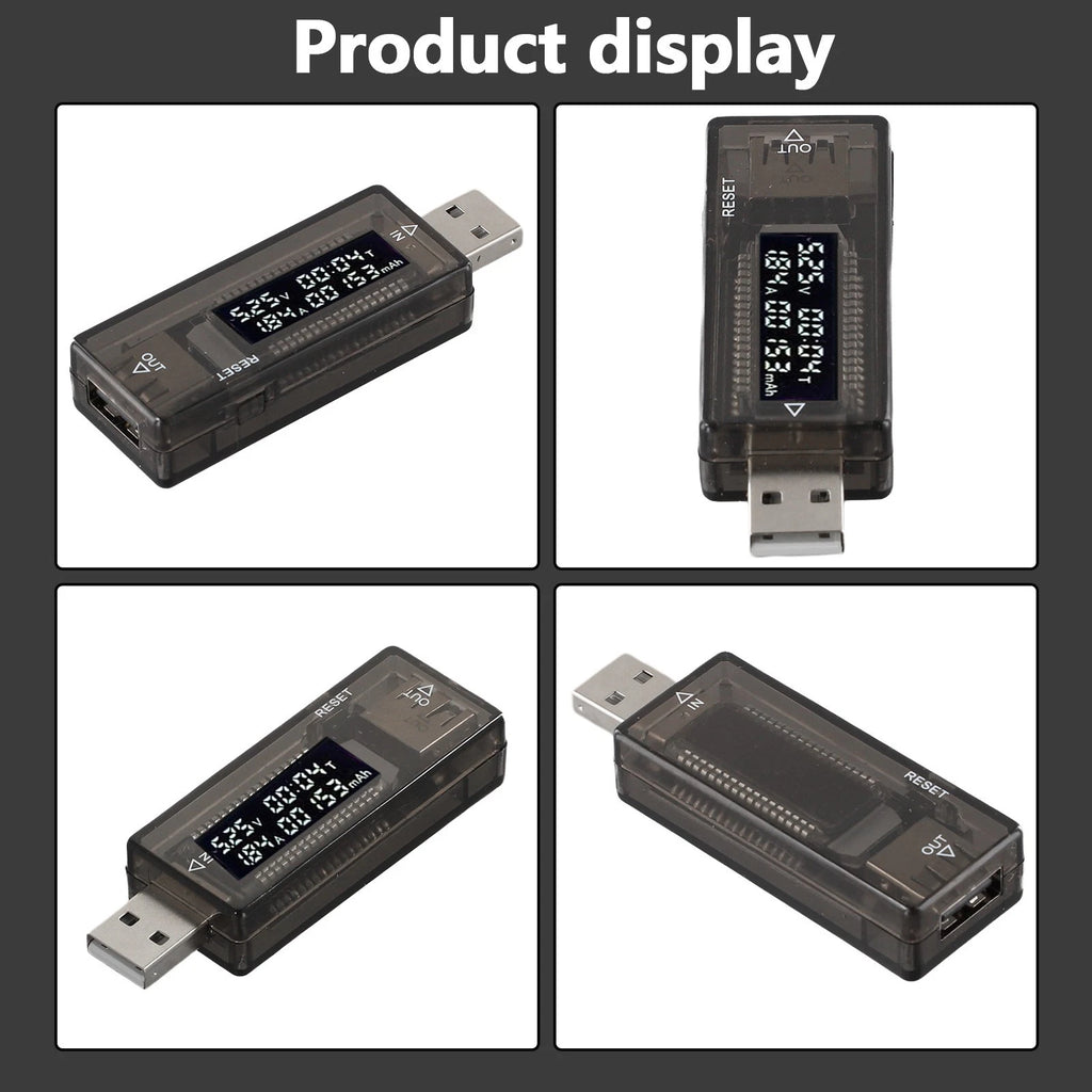 USB Current Meter for Universal Use (LCD Display)