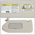 OE Style Interior Left Driver Sun Visor for Pathfinder/Infiniti (2013–2019)