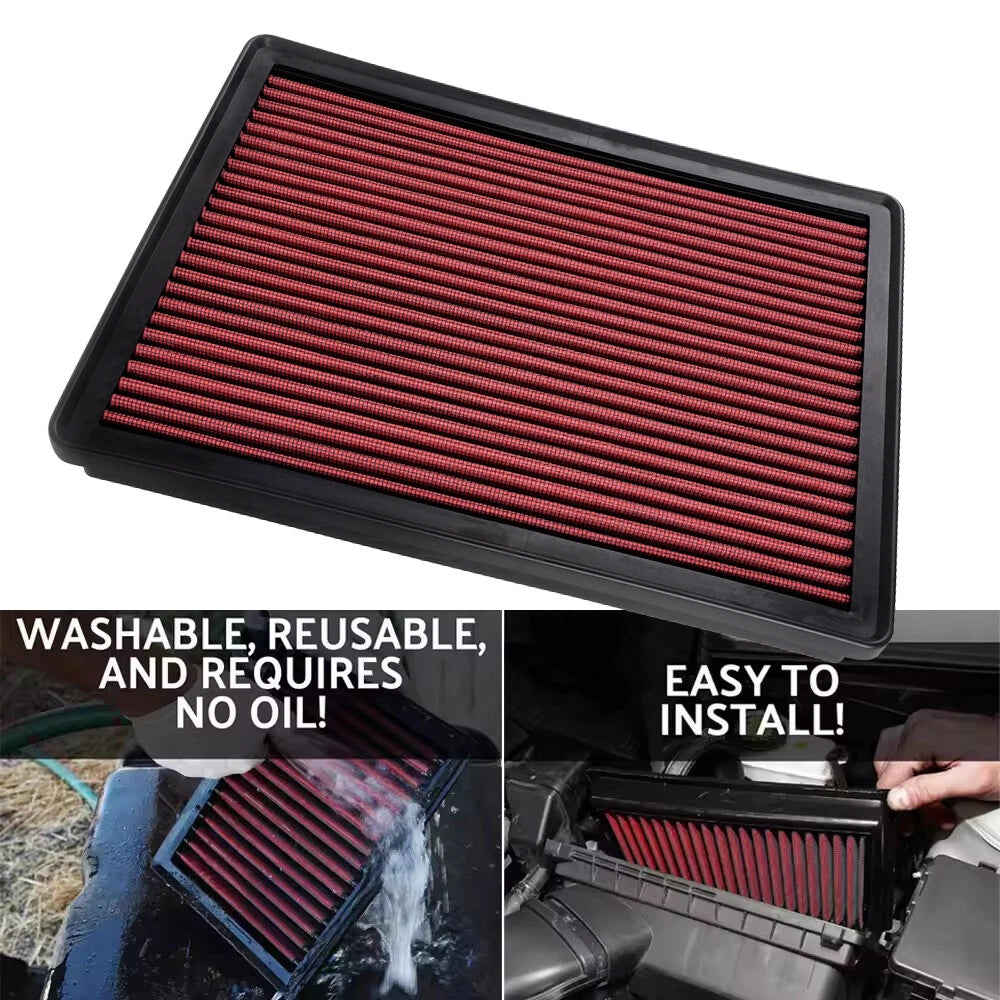 Drop In Engine Air Filter for Silverado Sierra 1500 5.3L (1999–2018) 33-2129