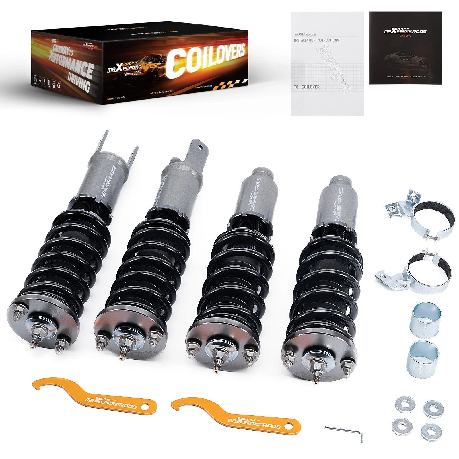 24-Way Damper Coilover Struts Kit for Honda Civic EF (1988-1991) Acura Integra (1994-2001)