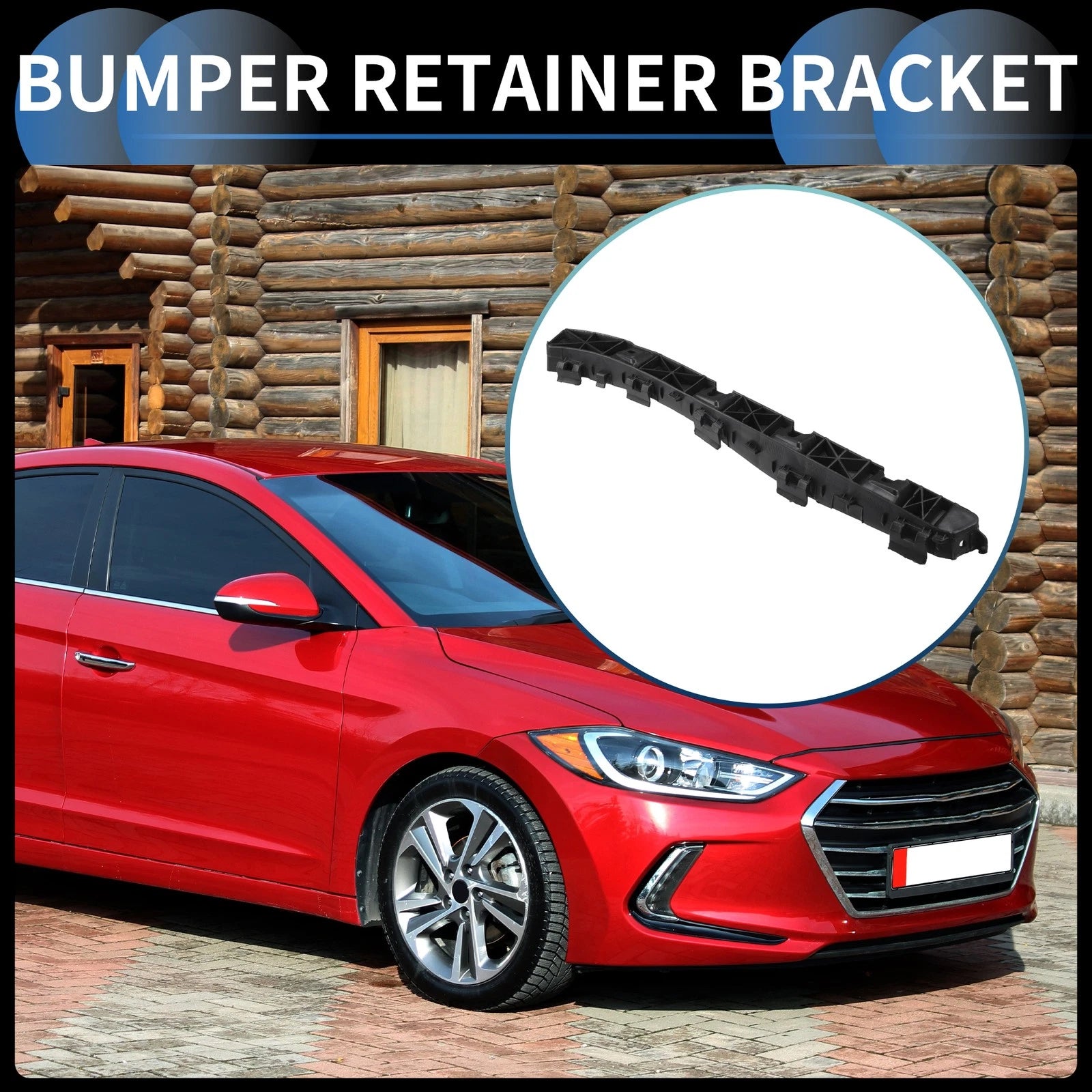 Right Rear Bumper Retainer Bracket No. 866143X000 for Hyundai Elantra (2011–2016)