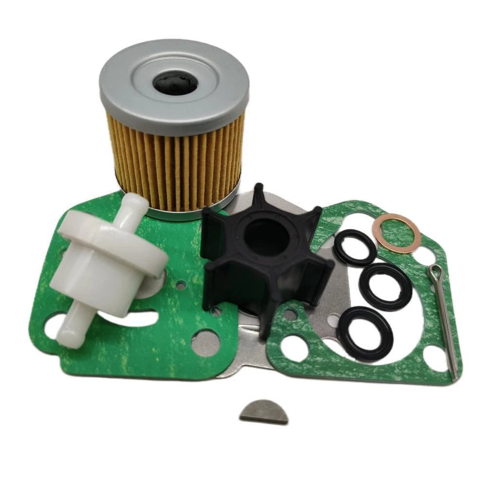 Outboard Maintenance Kit for Suzuki 9.9HP 15HP (17400-94810, 17400-94J00, 15410-98500)