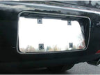 2pc. Luxury FX Stainless License Plate Bezel w/Surround for 06-08 Lincoln MKZ 4D