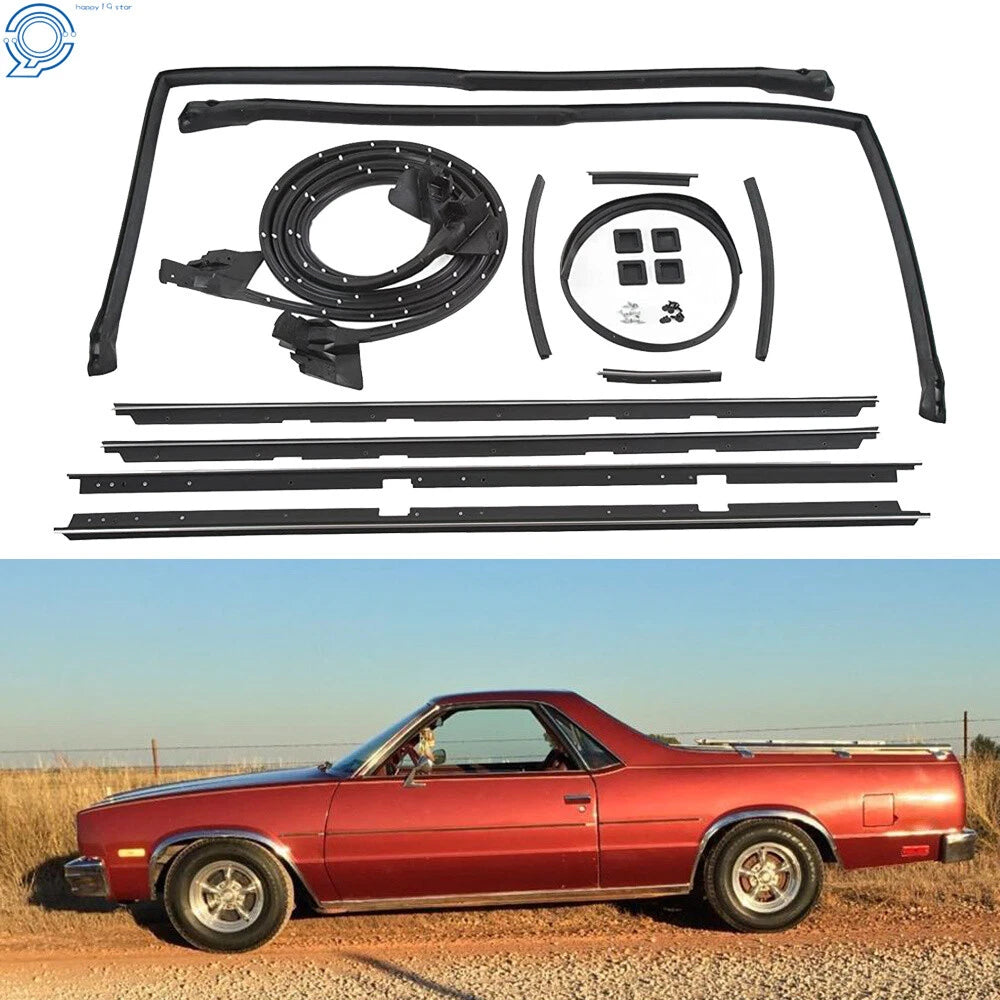 17PCS Weatherstripping Seals Kit for GMC Caballero & Chevrolet El Camino (1978–1987)