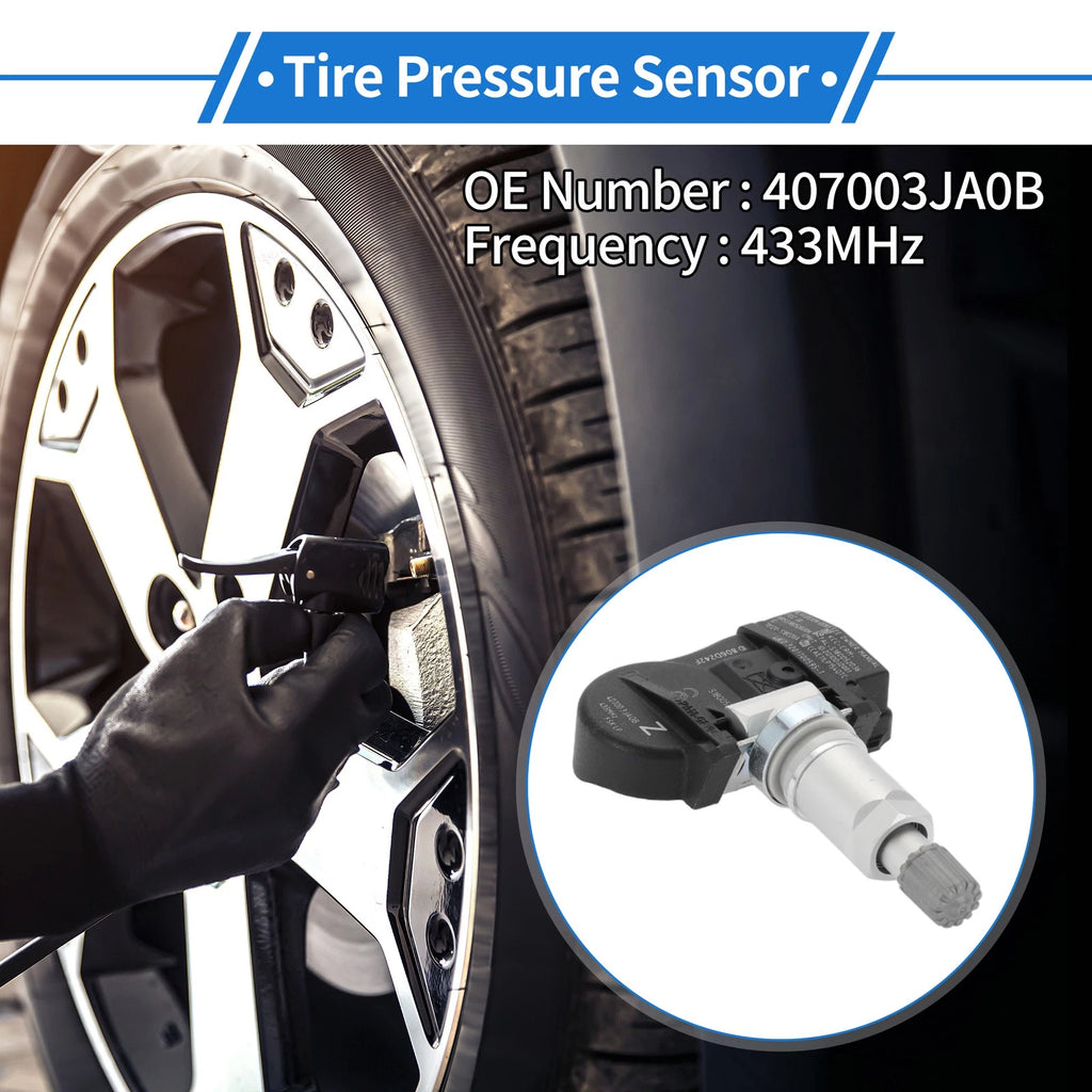 Tire Pressure Sensor for Nissan Pathfinder (2013–2018) 407003JA0B 433MHz