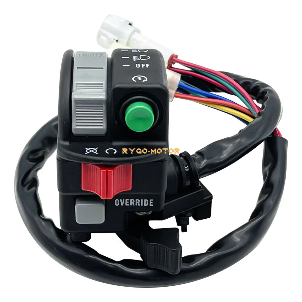 Left Handlebar Switch Start Stop Headlight for Yamaha Grizzly 450 (2007–2014)