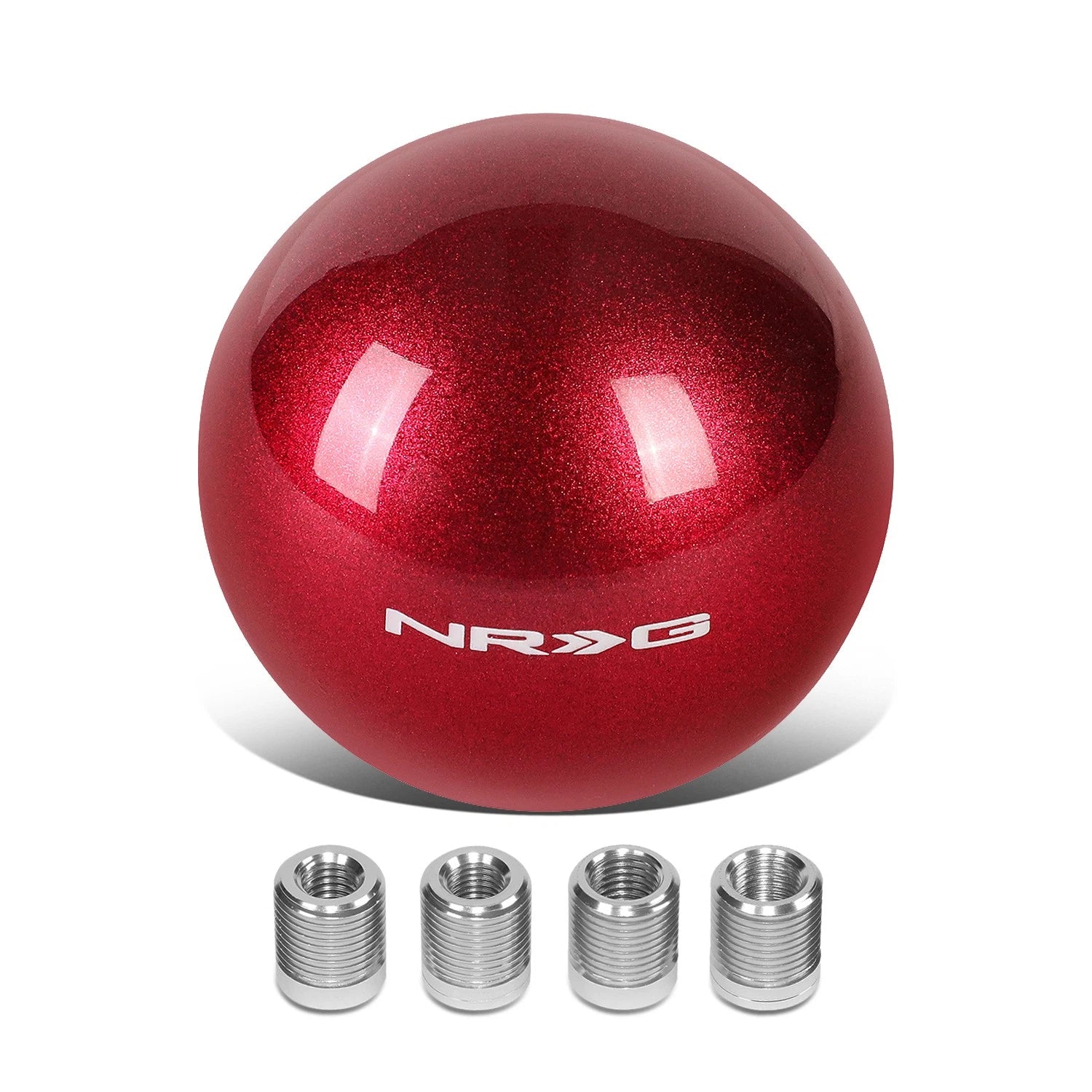 NRG SK-350FH Shift Knob for Universal Vehicles (43mm, Metal, Round Ball Style)