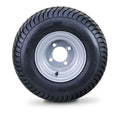WANDA Golf Cart Tire Wheel Assembly 215/60-8 4-Ply 4 Lugs 4" PCD Silver Rim