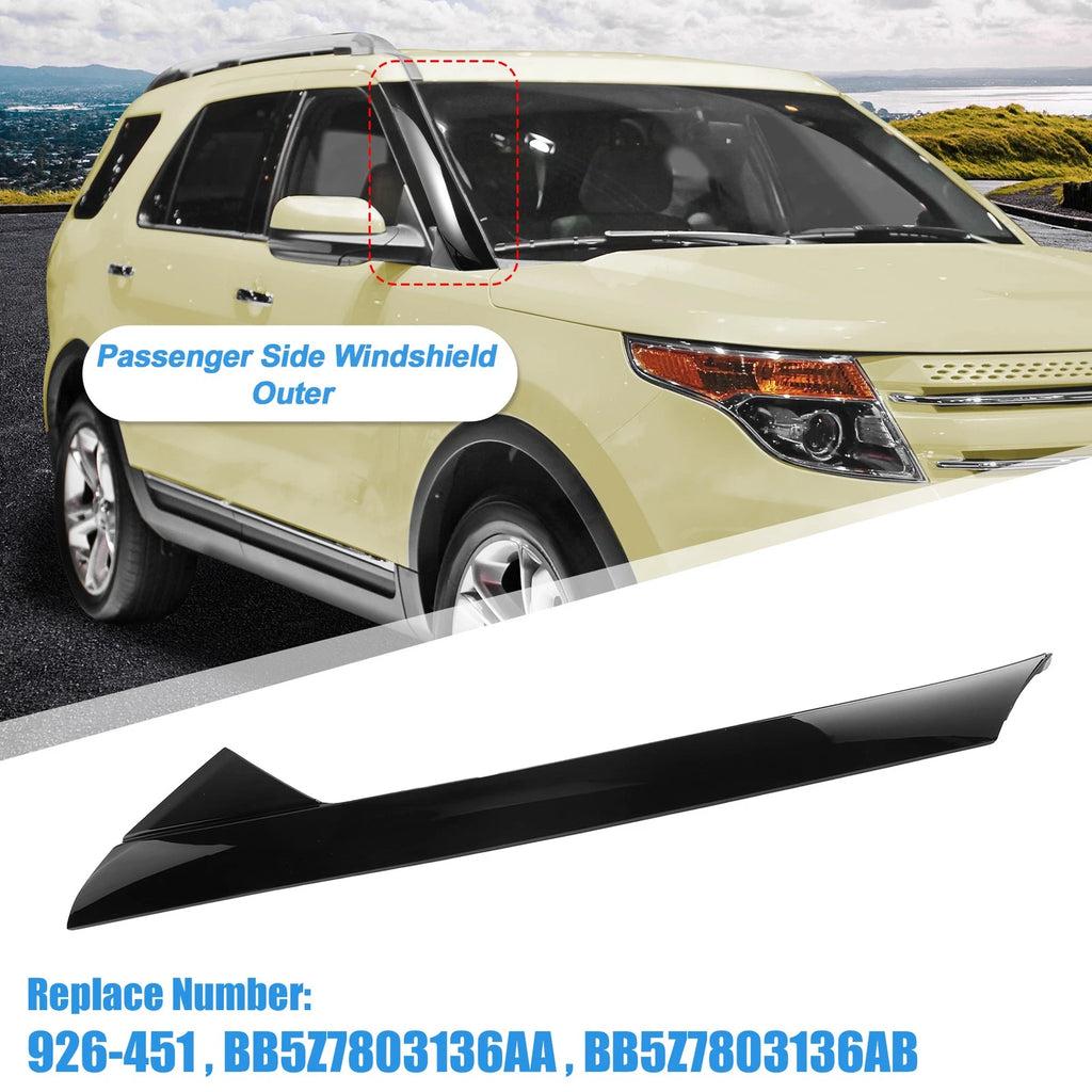 Windshield A-Pillar Trim Panel for Ford Explorer (2011–2019) Outer 926-451