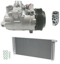 A/C Compressor Kit With Condenser for Porsche Panamera 4.8L (2010–2010)