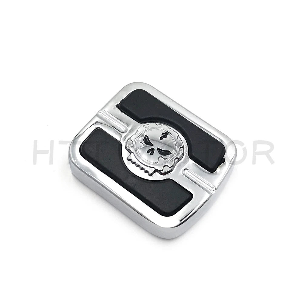 Chrome Skull Brake Pedal Pad for Harley Night Train FXSTC (2001–2003)