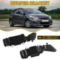 Set of 2 Front Bumper Cover Brackets for Hyundai Accent (2012–2017)