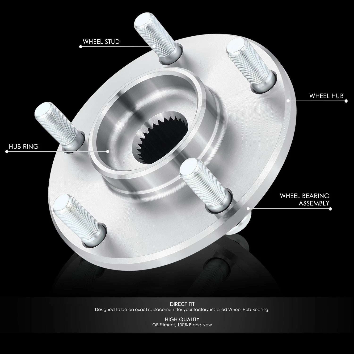 Steel Wheel Hub for Nissan Altima 2.5L (2002–2006)