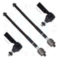 Set of 4 Inner Outer Tie Rod Ends for Toyota Corolla RAV4 (1993–2002)