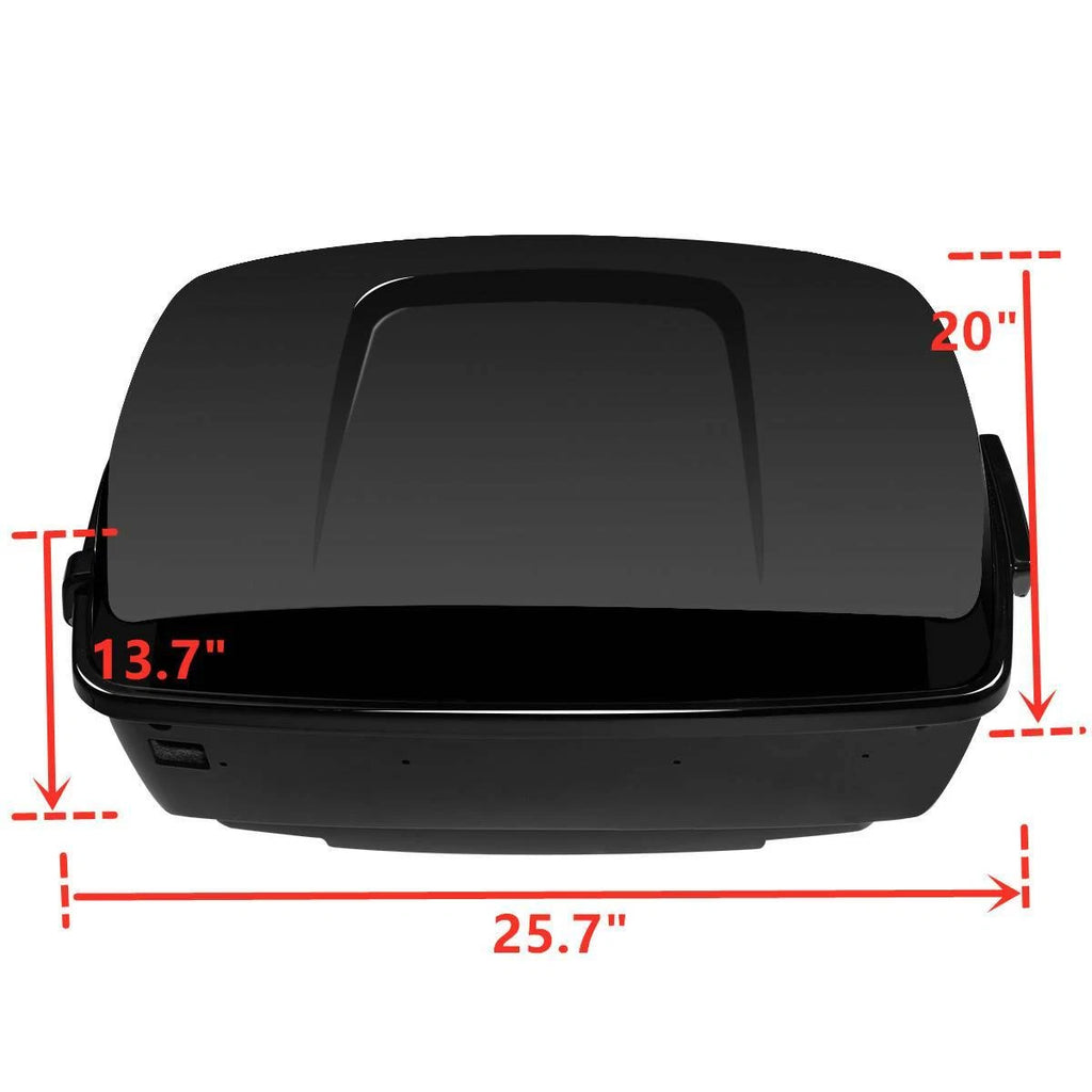 Trunk Rack Speakers Tail Light Pad for Harley Touring (2014–2023)
