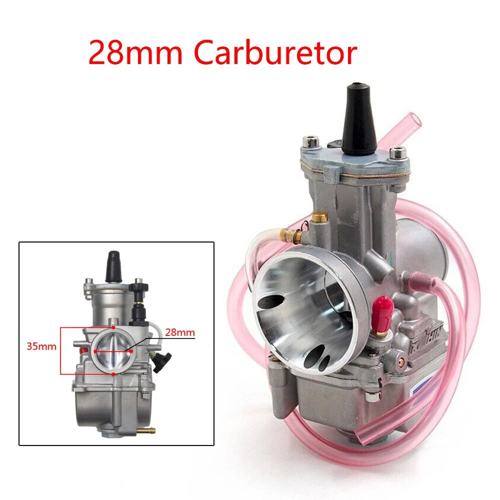 28mm Carburetor for Keihin KOSO OKO PWK28 ATV Go Kart (125-150cc)