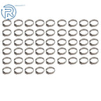100 Piece 1" Stainless Steel Clamp Cinch Ring Fitting for Tubing