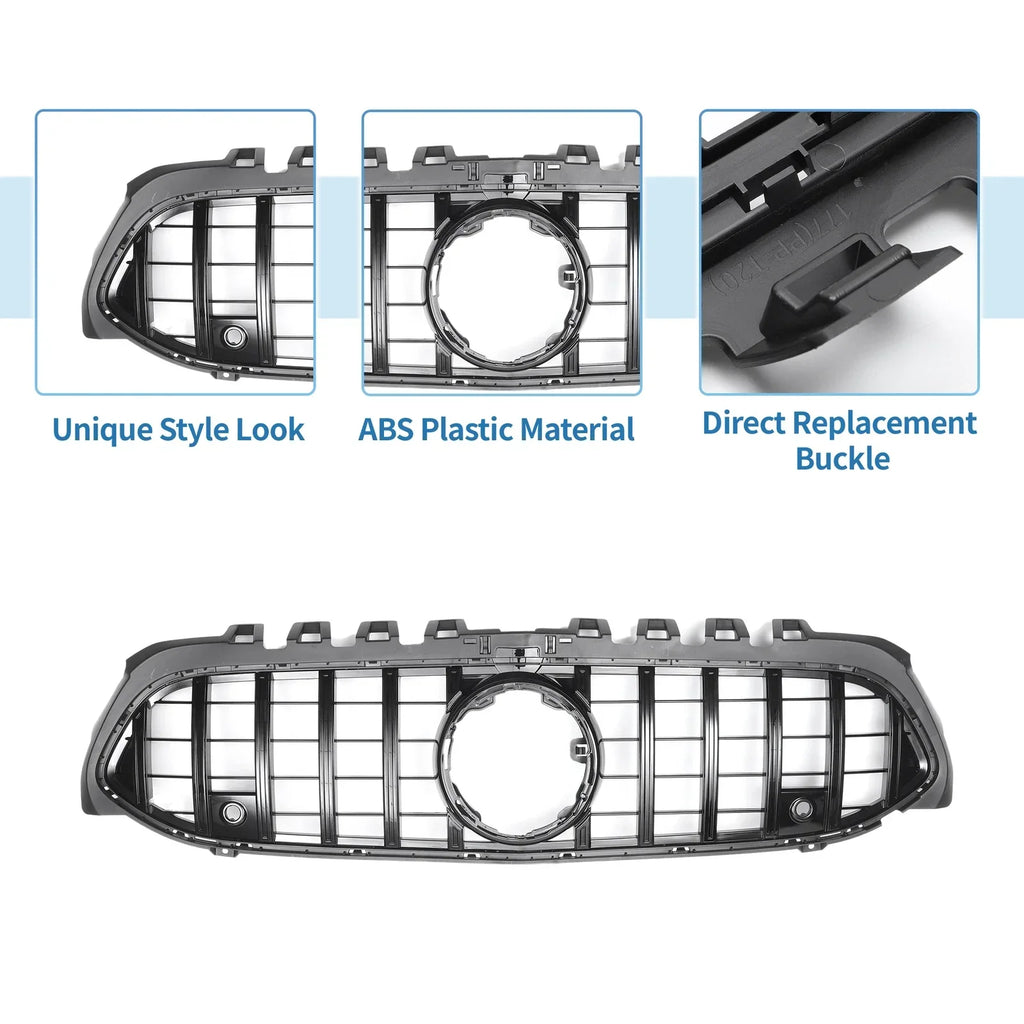 Front Upper Bumper Grille for Mercedes-Benz