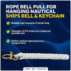 Rope Bell Pull for Nautical Ships Bell - FO3038
