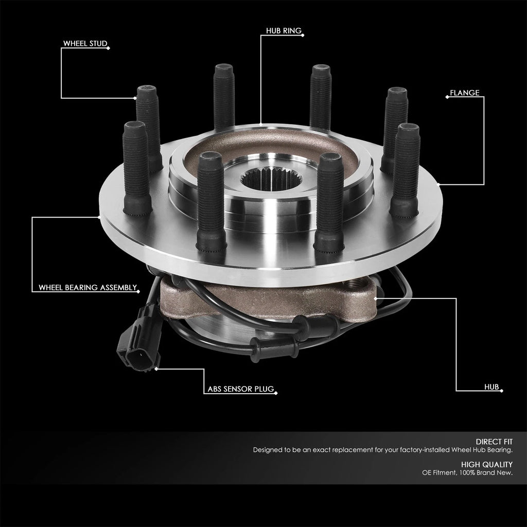Wheel Bearing & Hub for Dodge Ram 2500 3500 4WD (2003–2005)