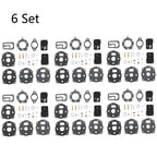 6X Carburetor Rebuild Kit for B&S 394502 694056 491539 402447 402451