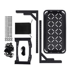 Black Steel Tire Cargo Rack for Jeep Wrangler JL (2018–2025)