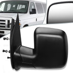Manual Side Door Mirror Left for Ford E150 E250 E350 (2008–2009) FO1320337