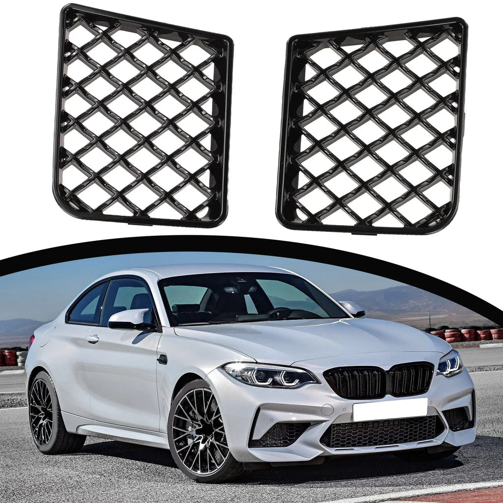 2 x Front Lower Bumper Mesh Grill Guard for BMW G87 M2 (2023–2025)