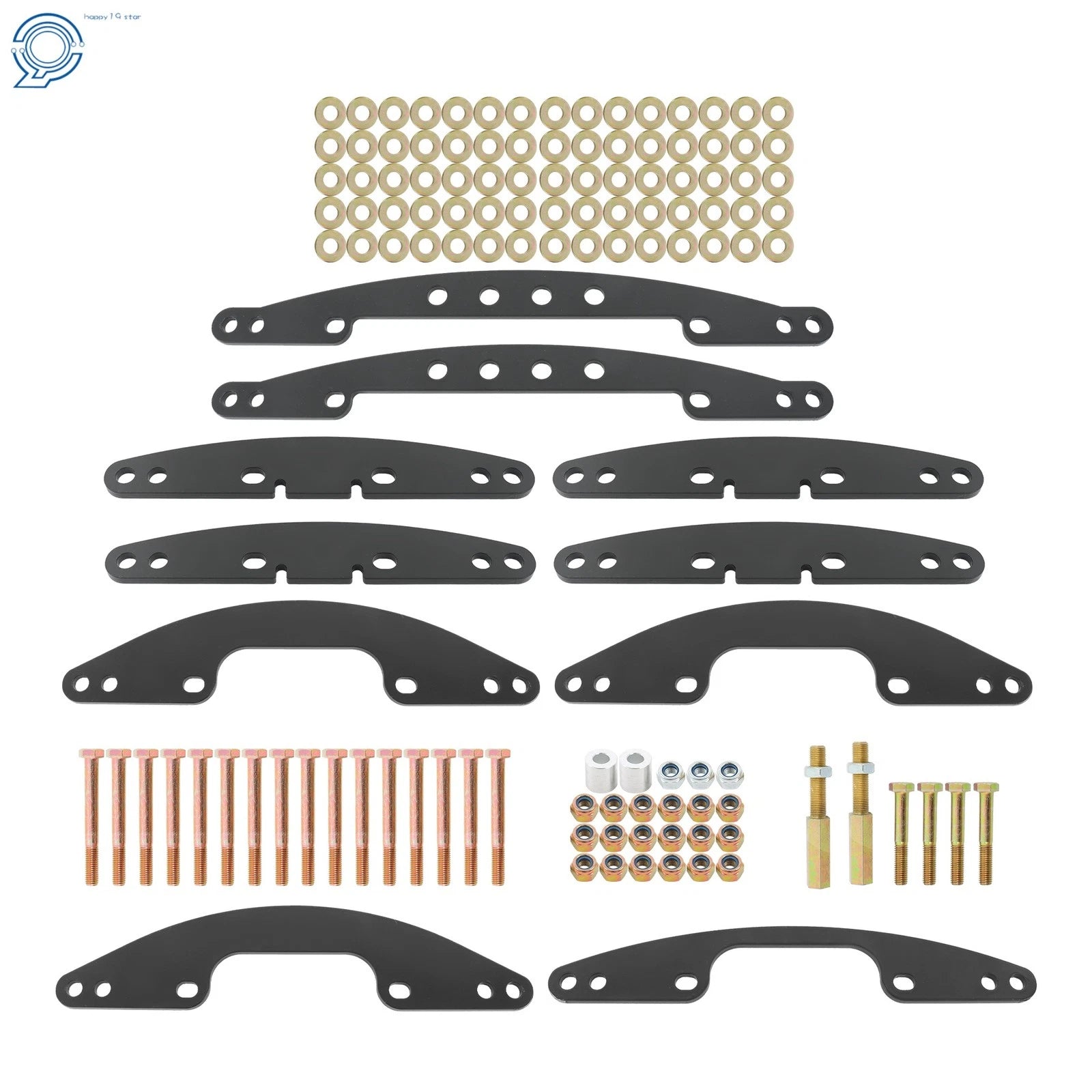 Front Widening Kit for Honda TRX 250EX (2009-2013) Black