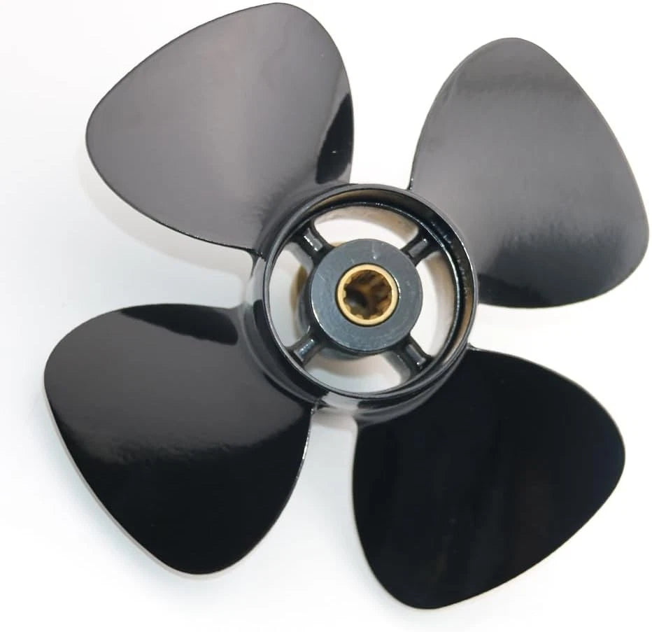 4 Blade Aluminum High Thrust Propeller for Suzuki 25-30HP (10 Tooth)