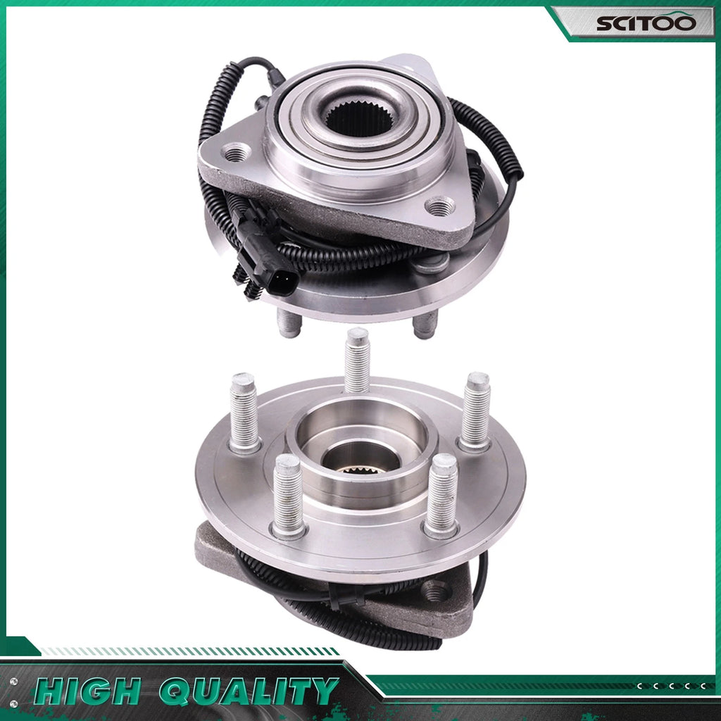 2X Front Wheel Bearing Hub Assembly for Jeep Liberty (2008–2012) W/ABS