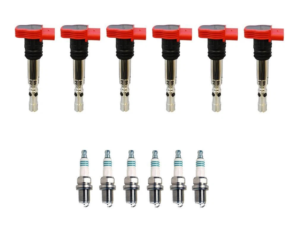 Set of 6 Denso Ignition Coils for Iridium Power (Gap 0.044)