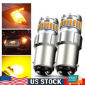 2X 1157 LED Amber Yellow Turn Signal Parking Side Marker Bulbs for AUXITO