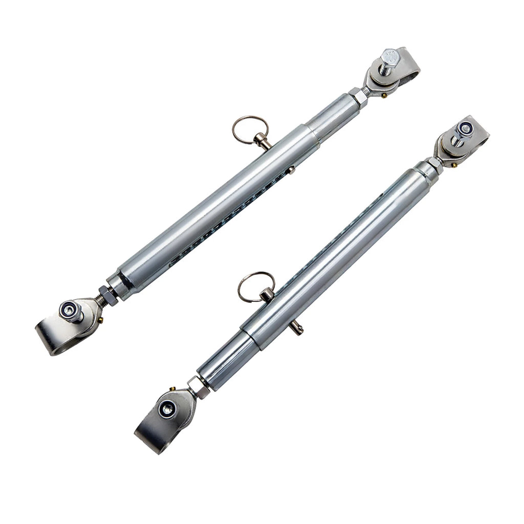 2X Adjustable Front End Tubular Travel Limiter for Drag Race Car