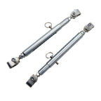 2X Adjustable Front End Tubular Travel Limiter for Drag Race Car