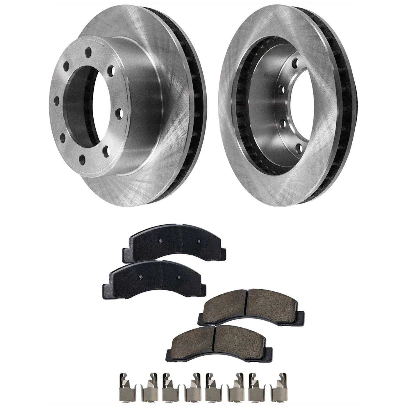 Brake Disc and Pad Kit for Ford F-250 Super Duty (1999–2004)