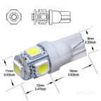 2X 168 194 2825 LED Bulbs for License Plate Lights