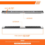 Set of 2 Side Step Nerf Bars for Silverado/Sierra Crew Cab (2019–2025)