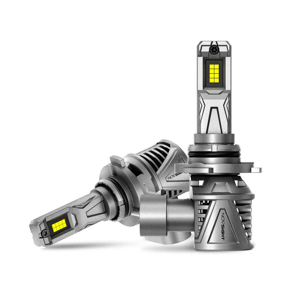 Set of 4 LED Headlight Bulbs 9005 9006 H4 H7 H11 for Universal Fit