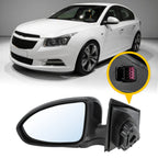 3Pin Left Side Door Mirror Gloss Black for Chevy Cruze Limited (2016)