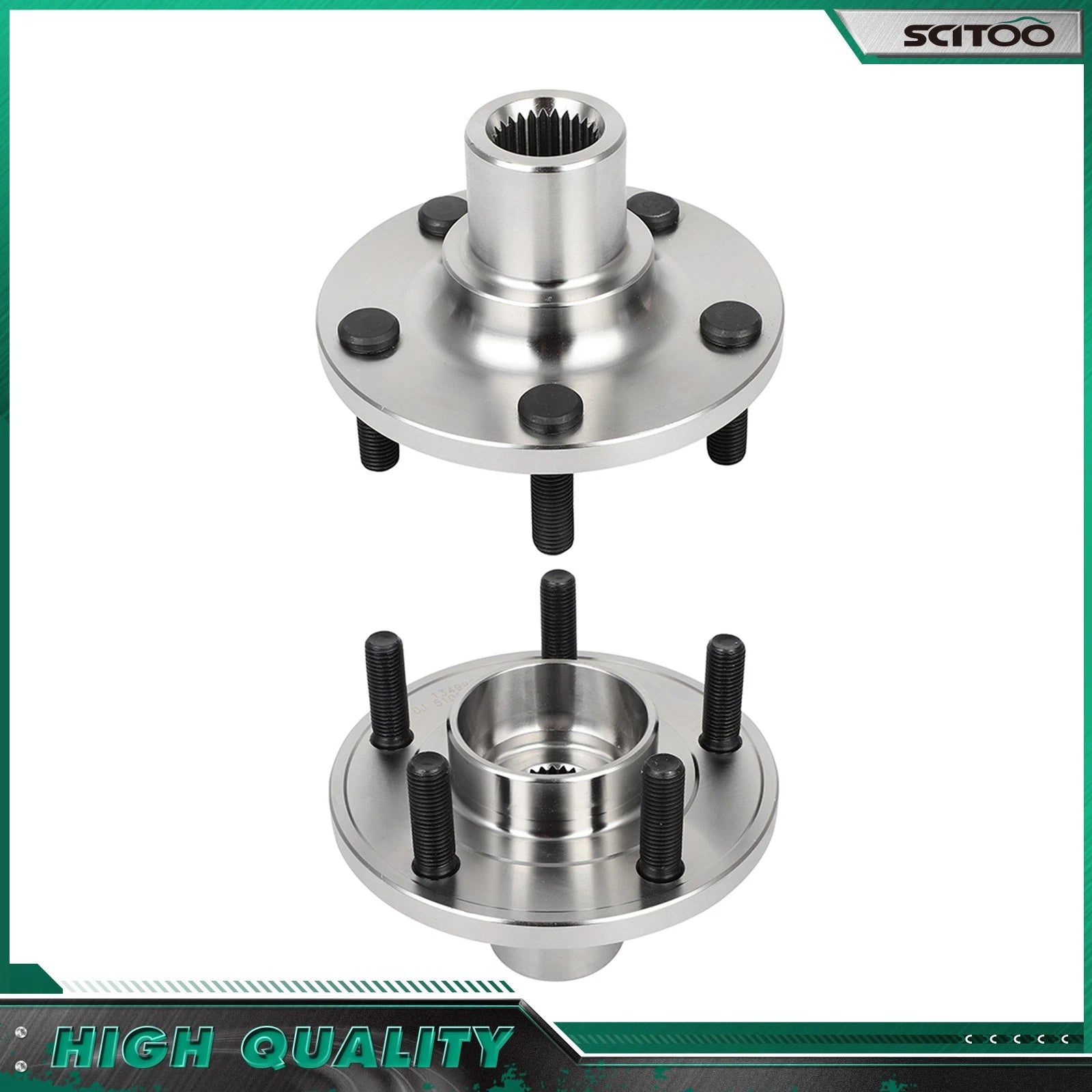 2X Front Wheel Bearing & Hub for Ford Focus (2012–2018) C-MAX (2013–2018) 510110 HUB81